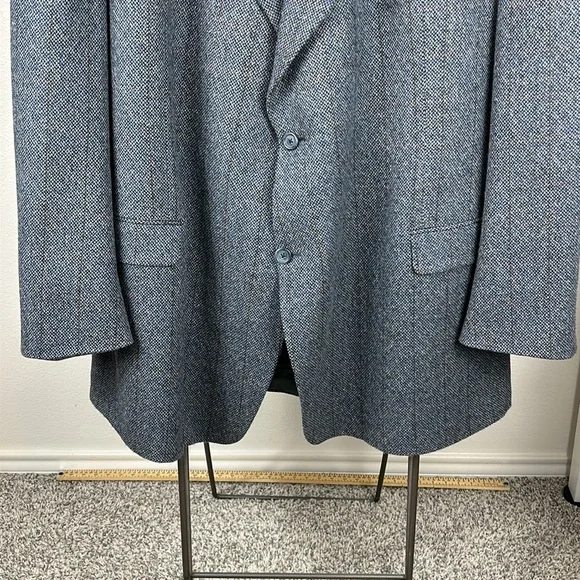 Burberry Men’s Blazer Sports Coat Wool Cashmer Blend Tweed Size 46